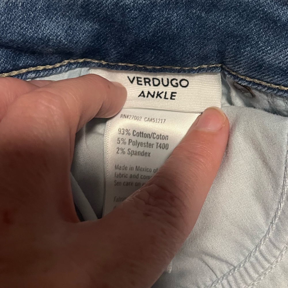 Paige Verdugo Ankle Jeans - Size 28 - Picture 6 of 6